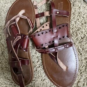 Brown Leather Sandals